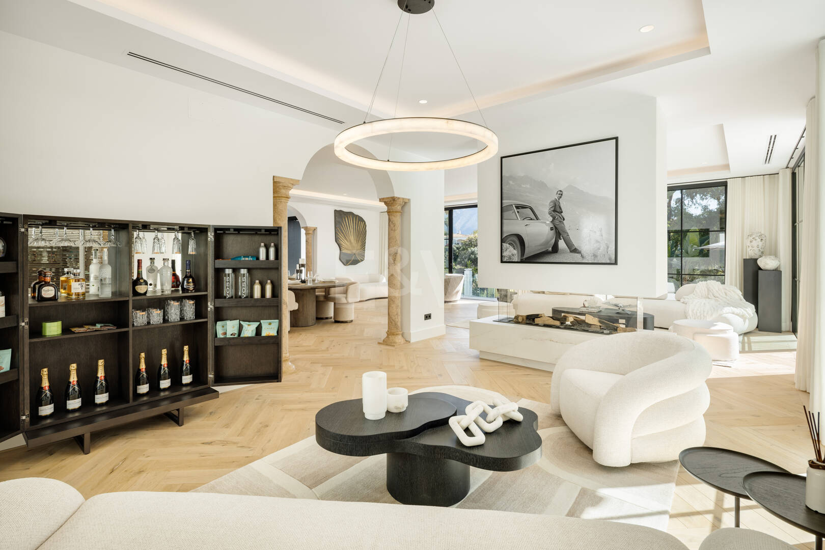 Prestigefylld Villa med exceptionell utsikt över golf i La Quinta