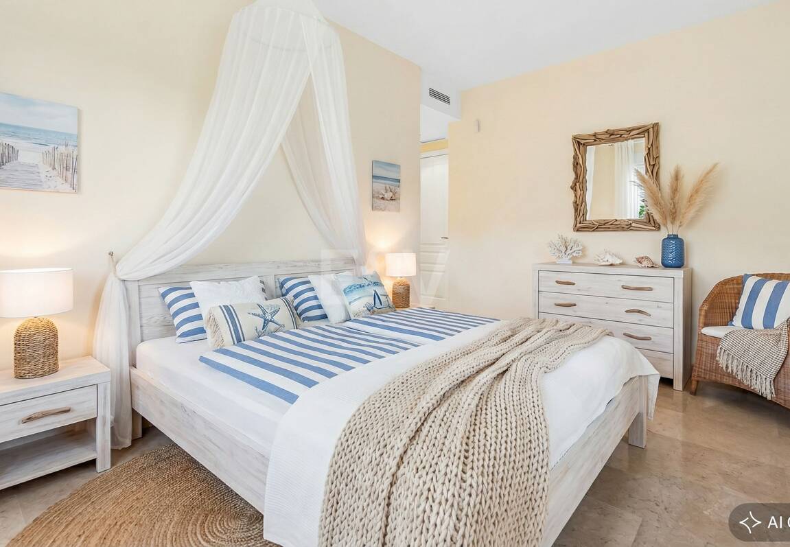 Apartamento en esquina en complejo de lujo con terraza panorámica y vista al mar