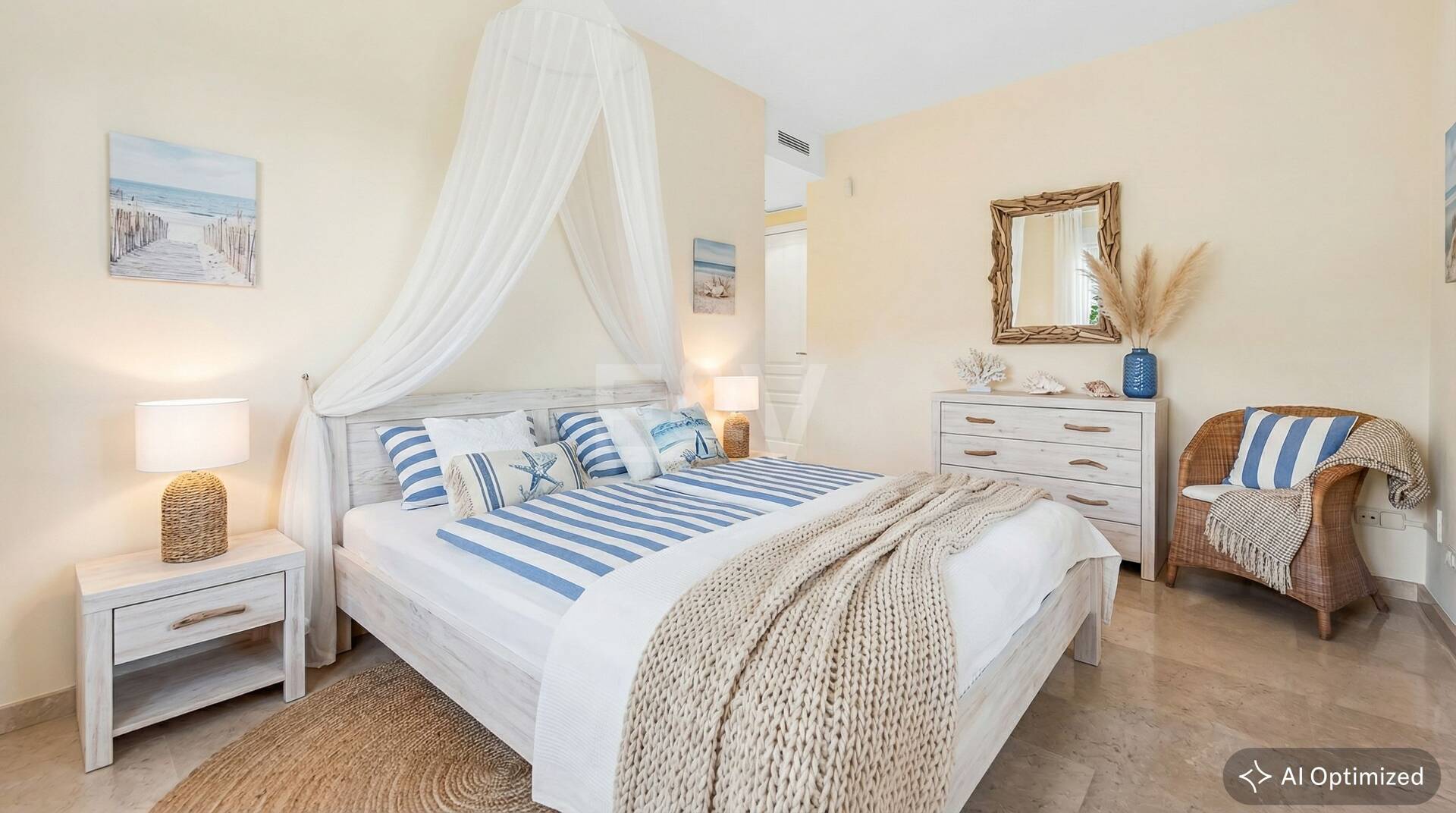 Apartamento en esquina en complejo de lujo con terraza panorámica y vista al mar