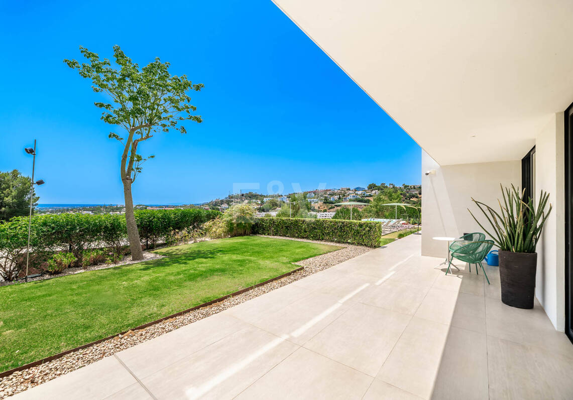 Villa contemporánea con vistas panorámicas al mar y a la montaña en Vega del Colorado, La Quinta