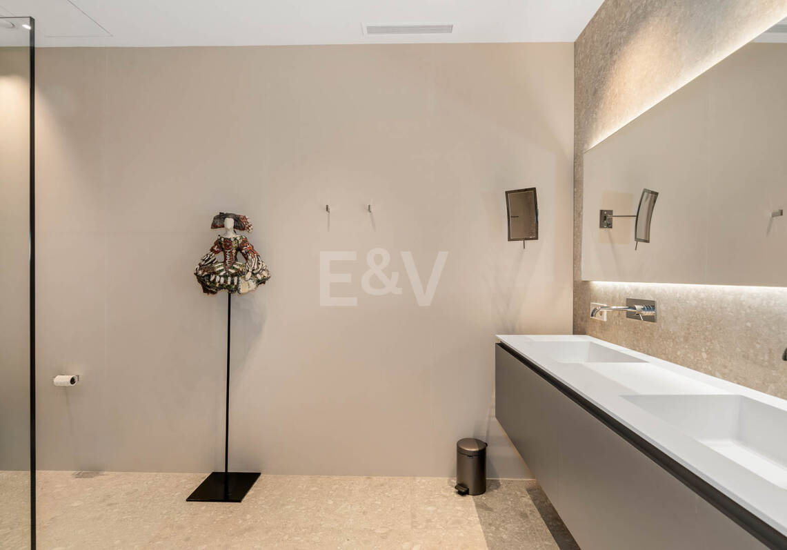 Villa contemporánea con vistas panorámicas al mar y a la montaña en Vega del Colorado, La Quinta