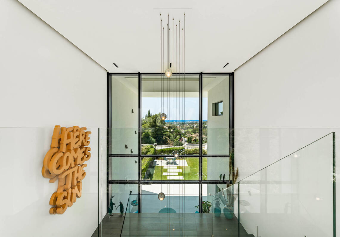 Villa contemporánea con vistas panorámicas al mar y a la montaña en Vega del Colorado, La Quinta