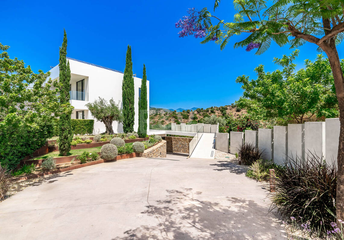 Villa contemporánea con vistas panorámicas al mar y a la montaña en Vega del Colorado, La Quinta