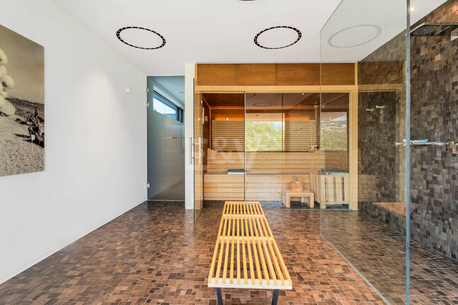 Contemporary Villa with Panoramic Sea & Mountain Views