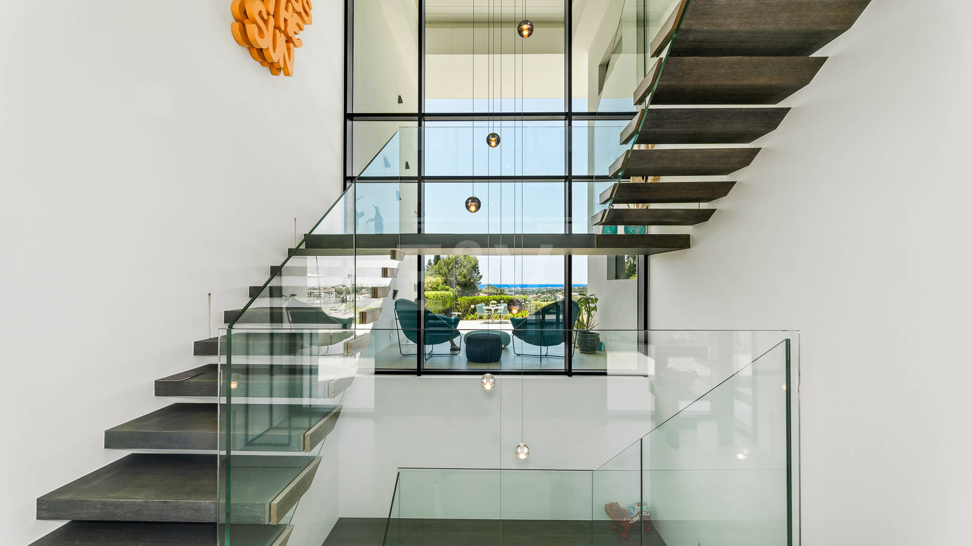 Contemporary Villa with Panoramic Sea & Mountain Views