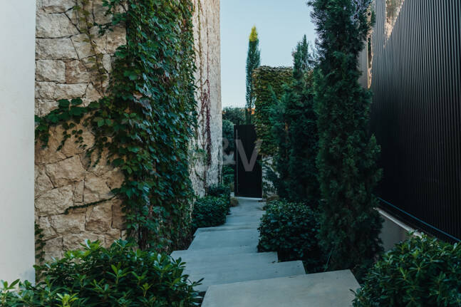 Arkitekturlyx med panoramautsikt över havet i La Quinta