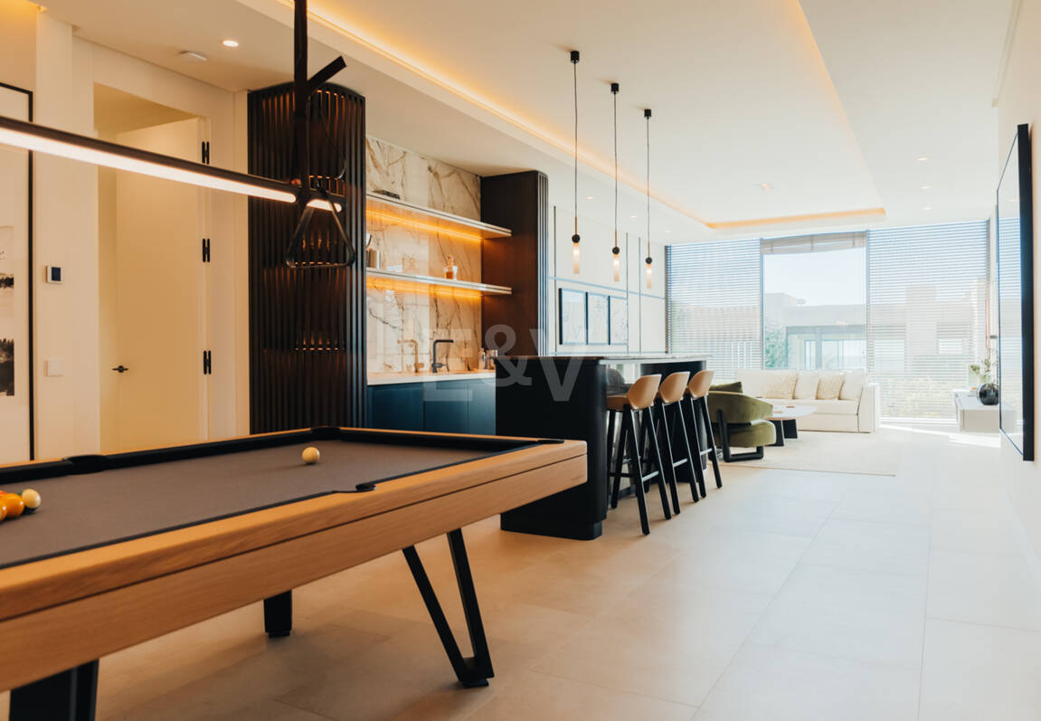 Arkitekturlyx med panoramautsikt över havet i La Quinta