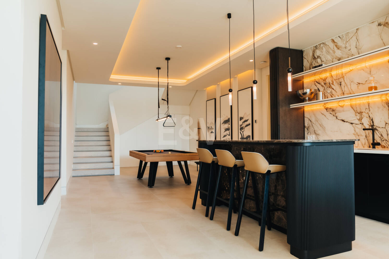 Arkitekturlyx med panoramautsikt över havet i La Quinta