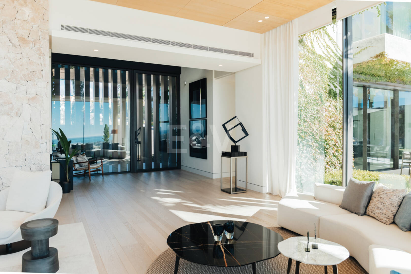 Arkitekturlyx med panoramautsikt över havet i La Quinta