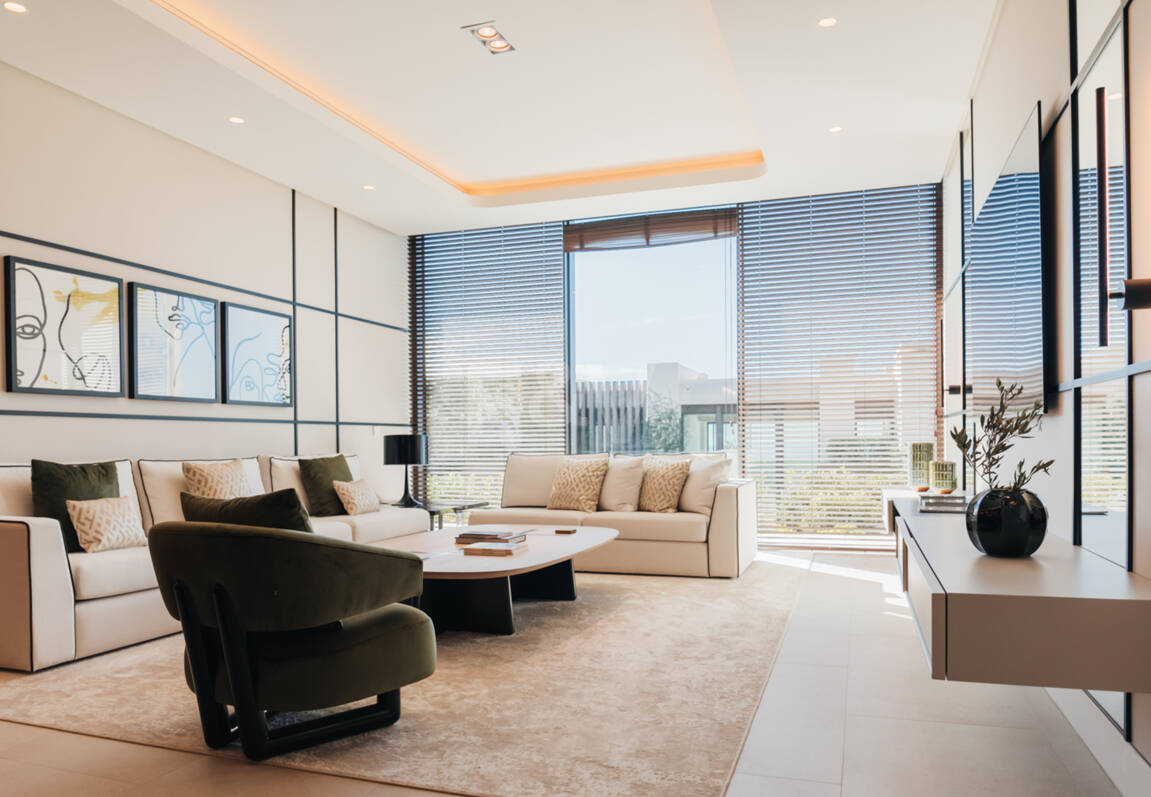 Arkitekturlyx med panoramautsikt över havet i La Quinta