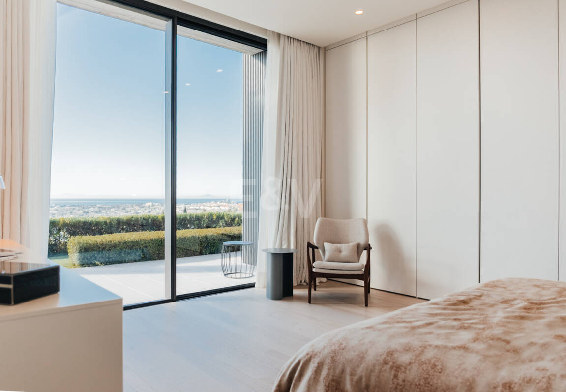 Arkitekturlyx med panoramautsikt över havet i La Quinta