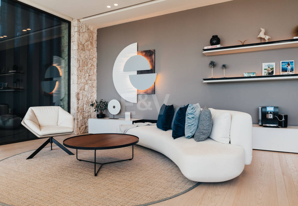 Arkitekturlyx med panoramautsikt över havet i La Quinta