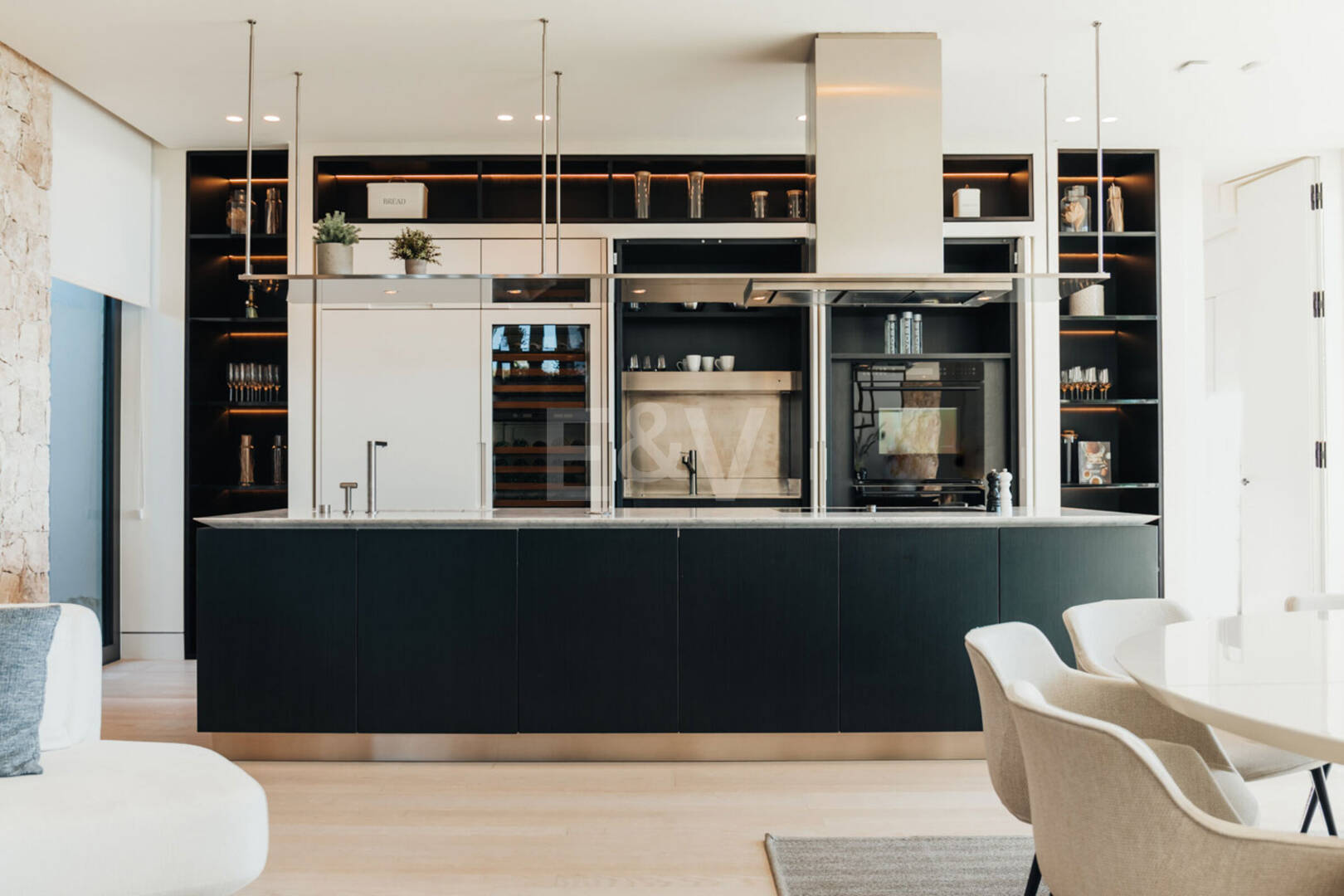 Arkitekturlyx med panoramautsikt över havet i La Quinta