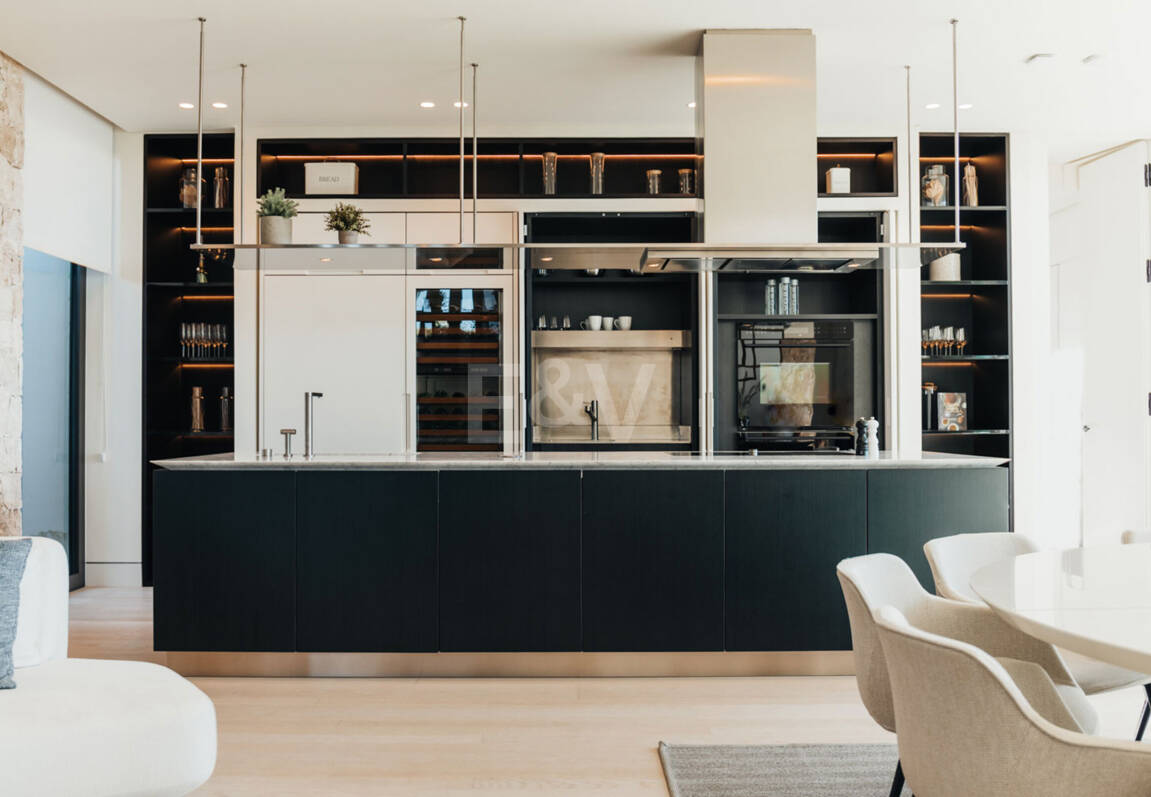 Arkitekturlyx med panoramautsikt över havet i La Quinta