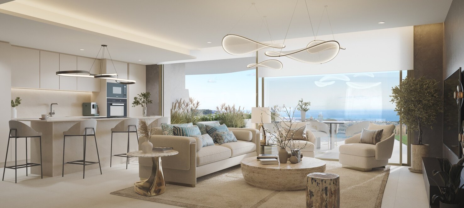 Elegant Apartment with Expansive Terrace and Sea Views