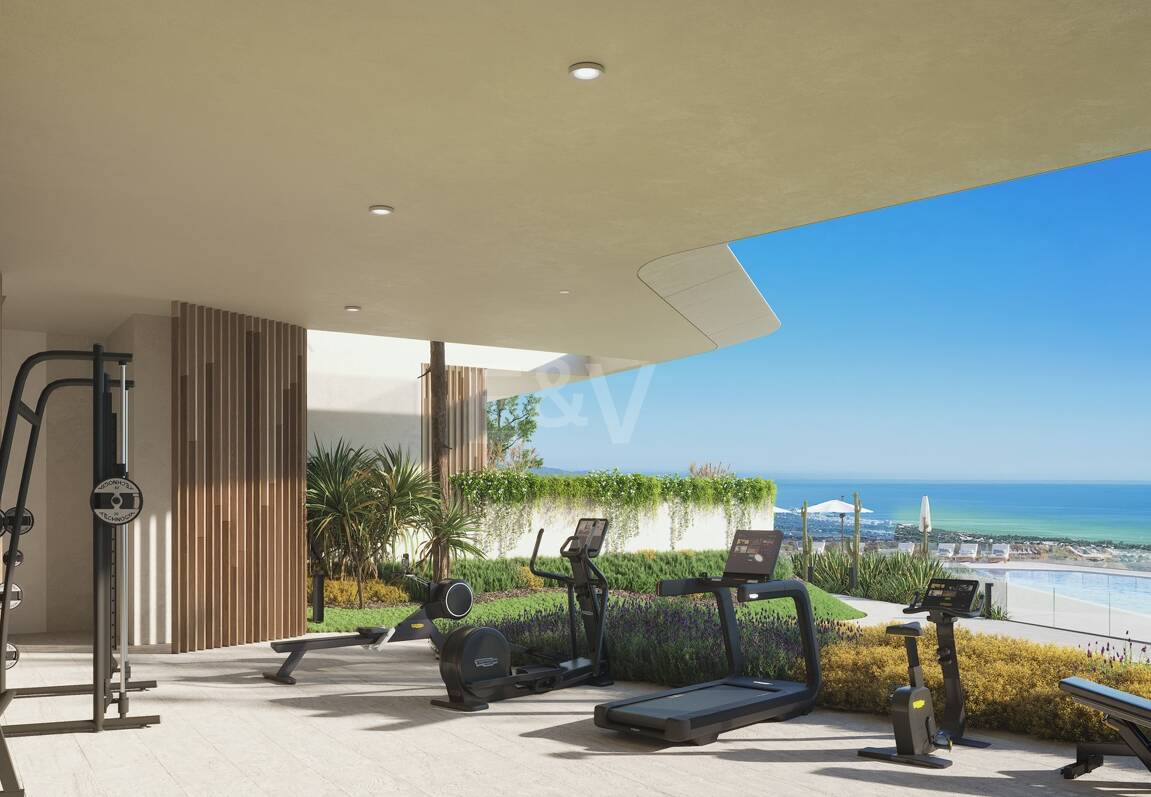 Elegant Apartment with Expansive Terrace and Sea Views