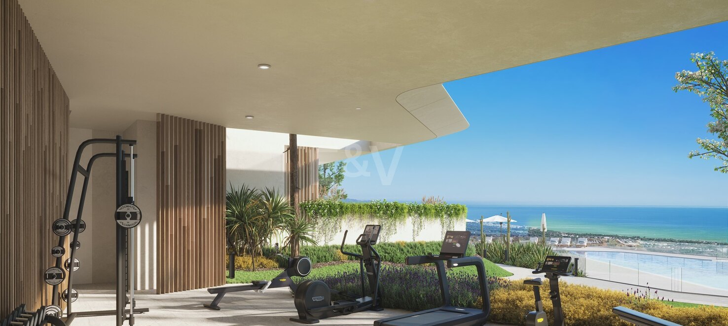 Elegant Apartment with Expansive Terrace and Sea Views