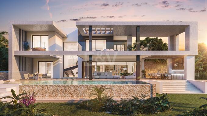 Exceptionell Off-Plan Villa Nära Puente Romano Beach Resort