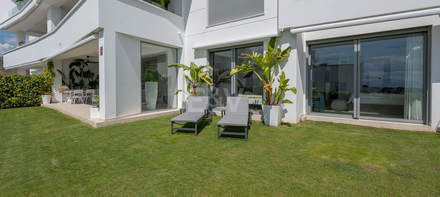 Elegant 3-bedroom home in Soul Marbella with private garden, sea views, and exclusive communal areas