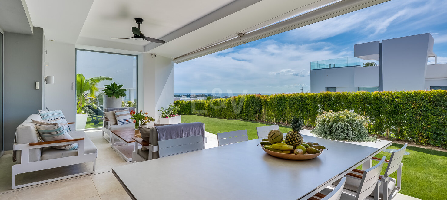 Elegant 3-bedroom home in Soul Marbella with private garden, sea views, and exclusive communal areas