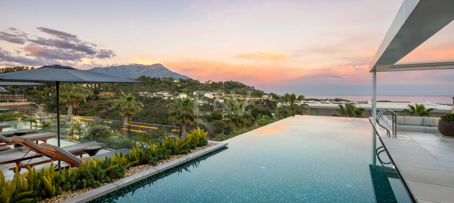 Modern Sea View Retreat i prestigefyllda El Madroñal