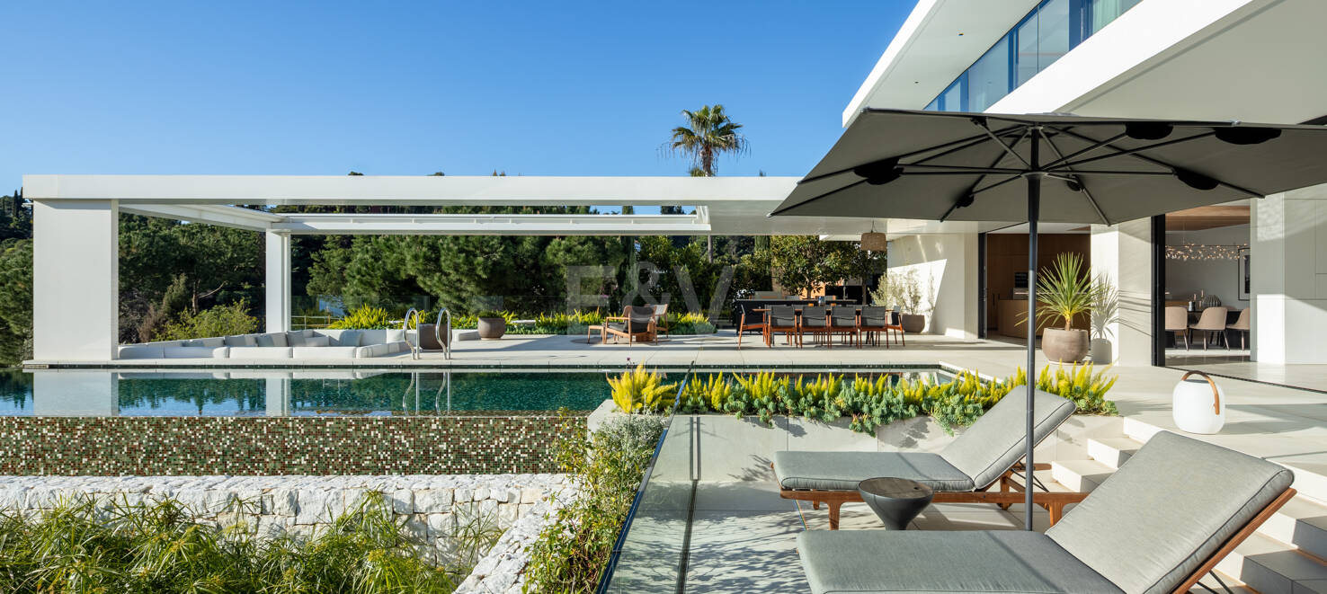 Modern Sea View Retreat i prestigefyllda El Madroñal