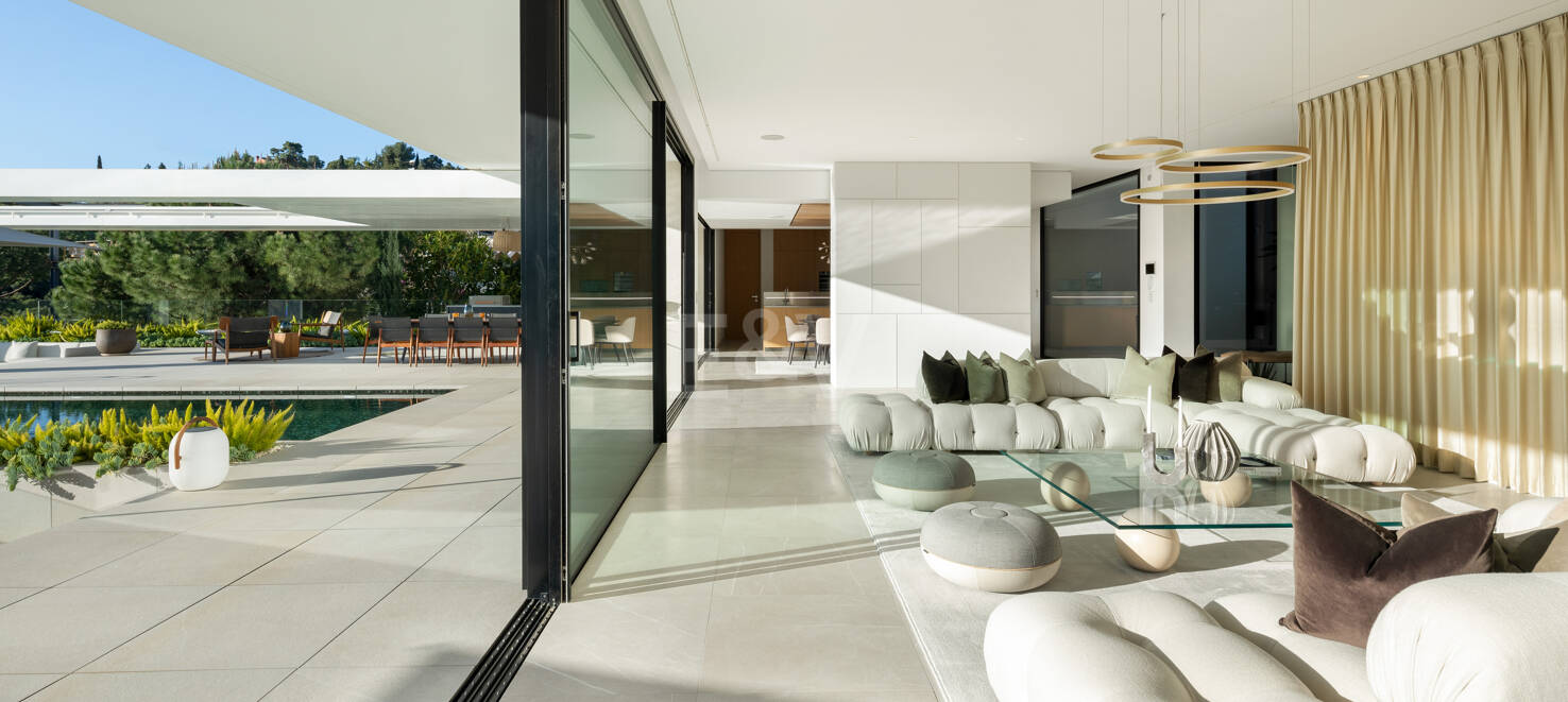 Modern Sea View Retreat i prestigefyllda El Madroñal