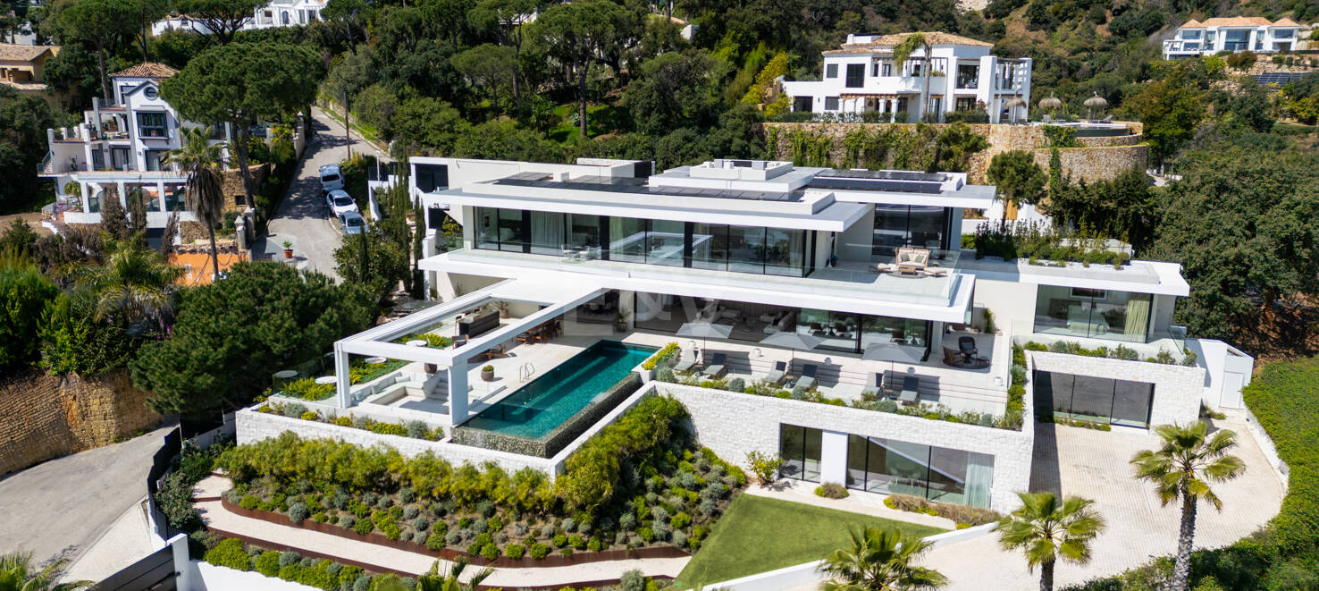Modern Sea View Retreat i prestigefyllda El Madroñal