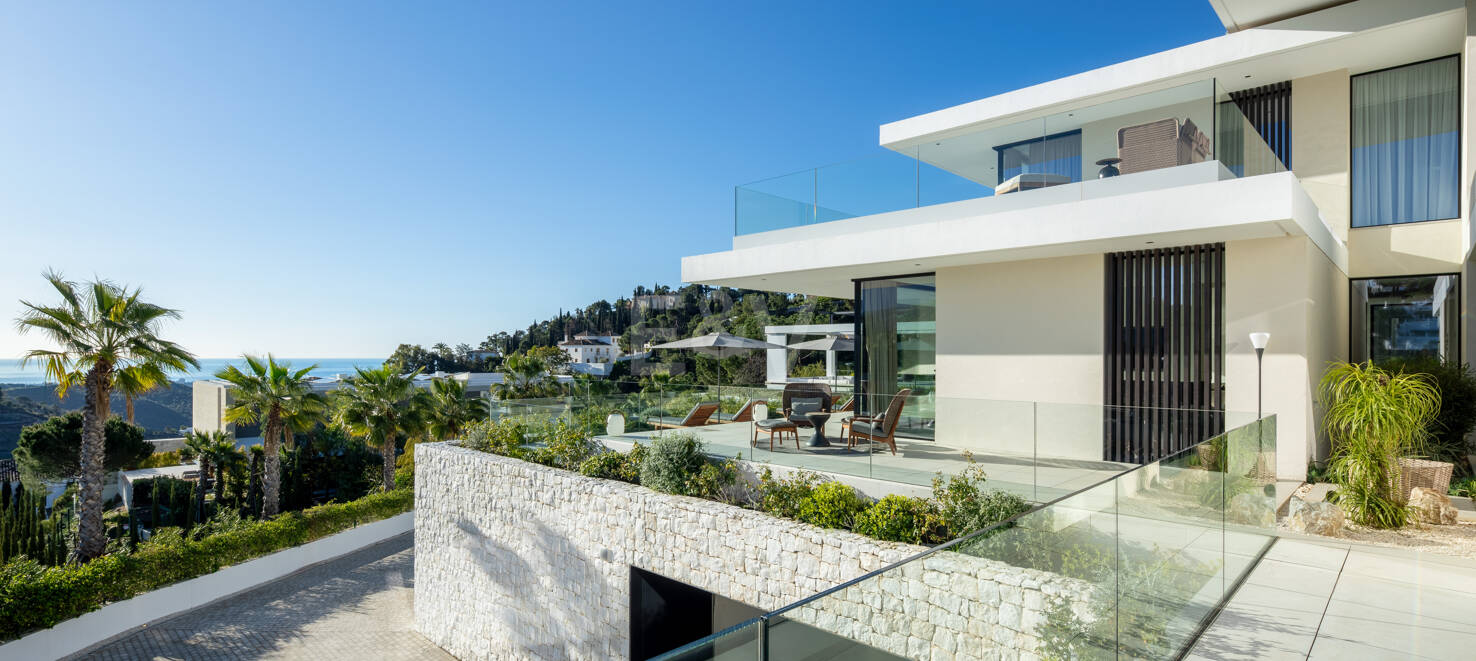 Modern Sea View Retreat i prestigefyllda El Madroñal