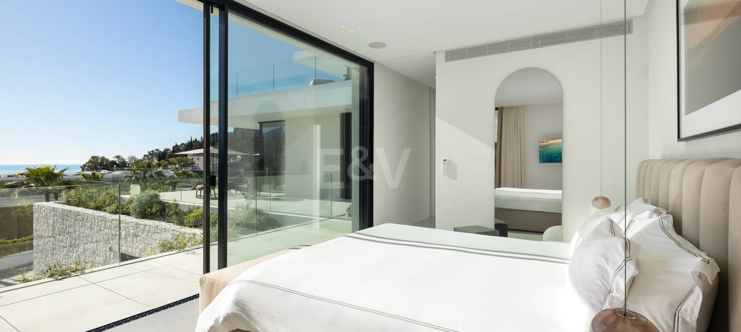 Modern Sea View Retreat i prestigefyllda El Madroñal