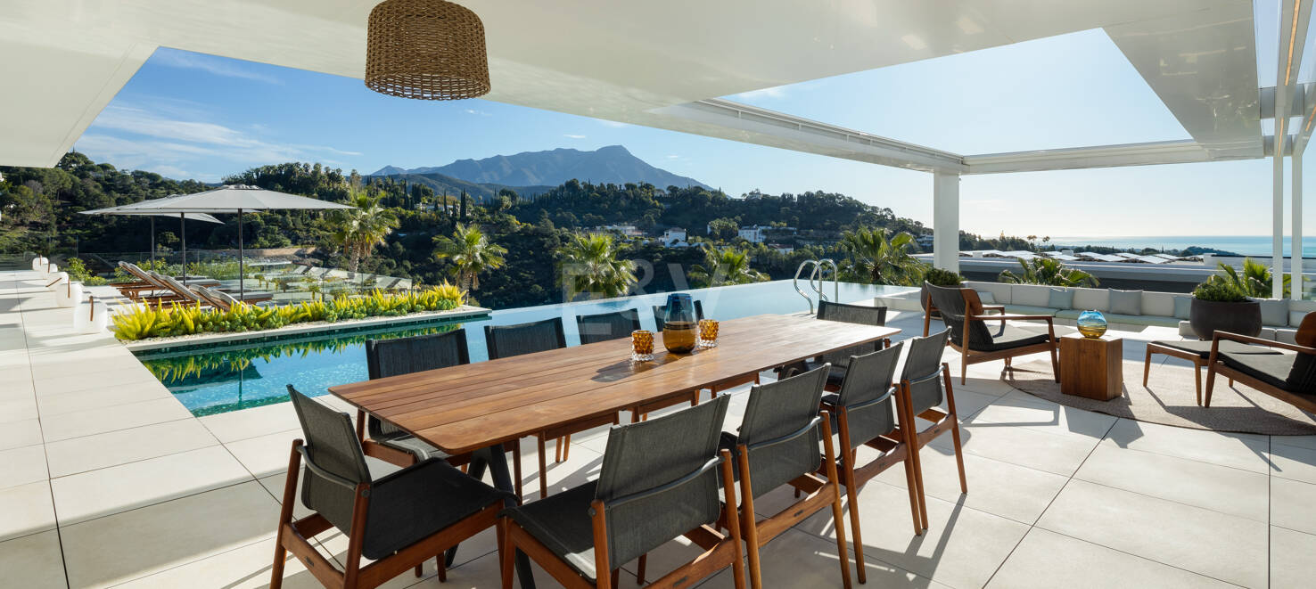 Modern Sea View Retreat i prestigefyllda El Madroñal