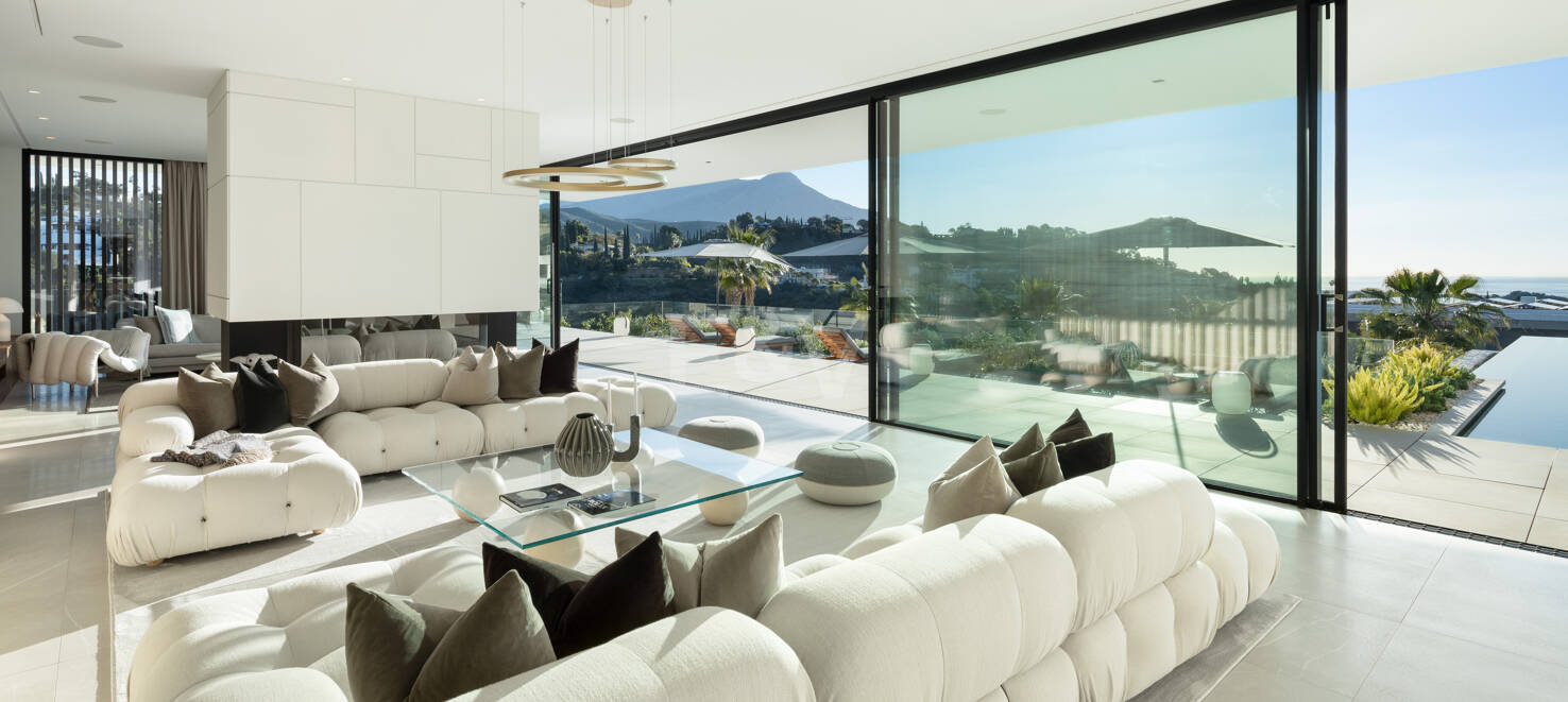 Modern Sea View Retreat i prestigefyllda El Madroñal