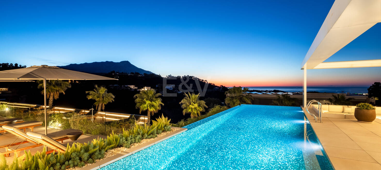 Modern Sea View Retreat i prestigefyllda El Madroñal