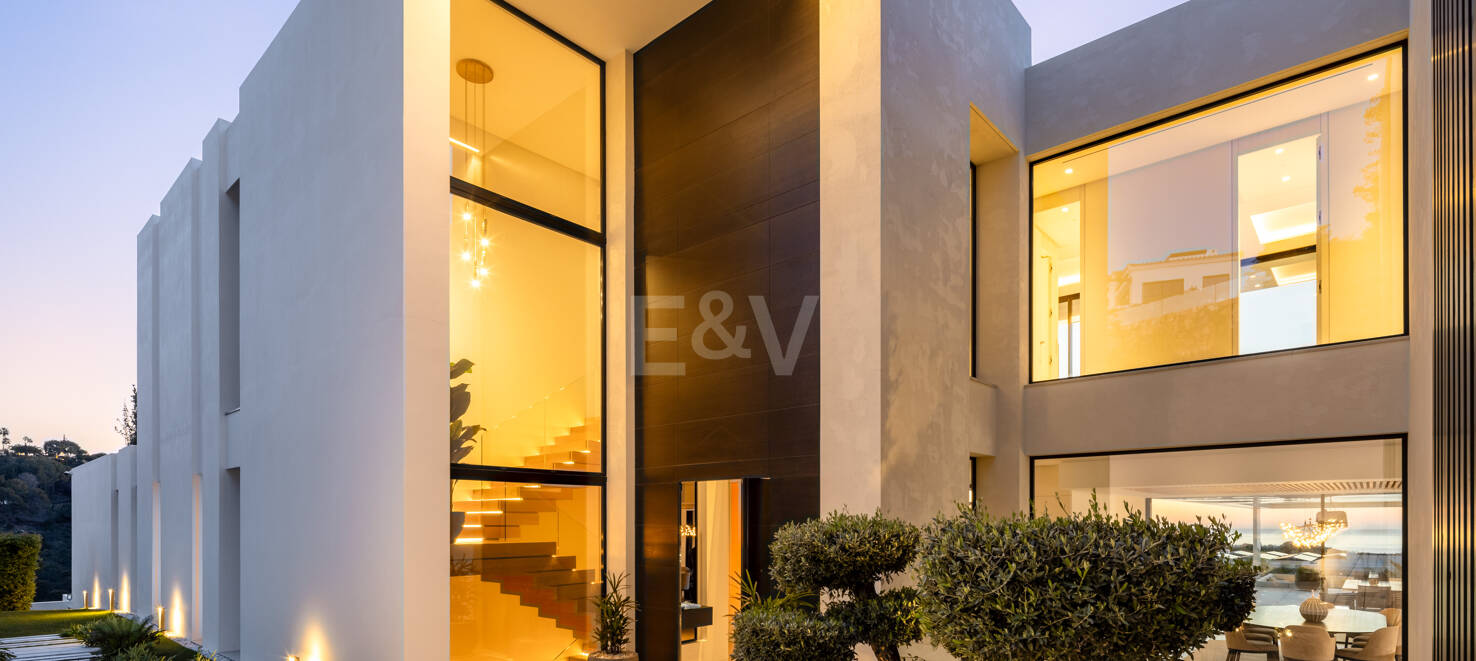 Modern Sea View Retreat i prestigefyllda El Madroñal