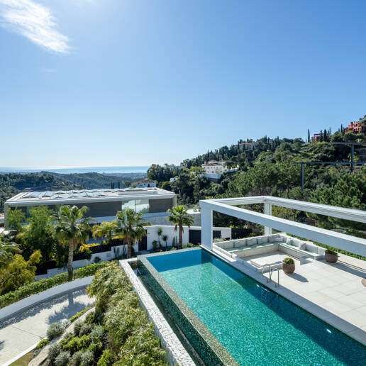 Modern Sea View Retreat i prestigefyllda El Madroñal