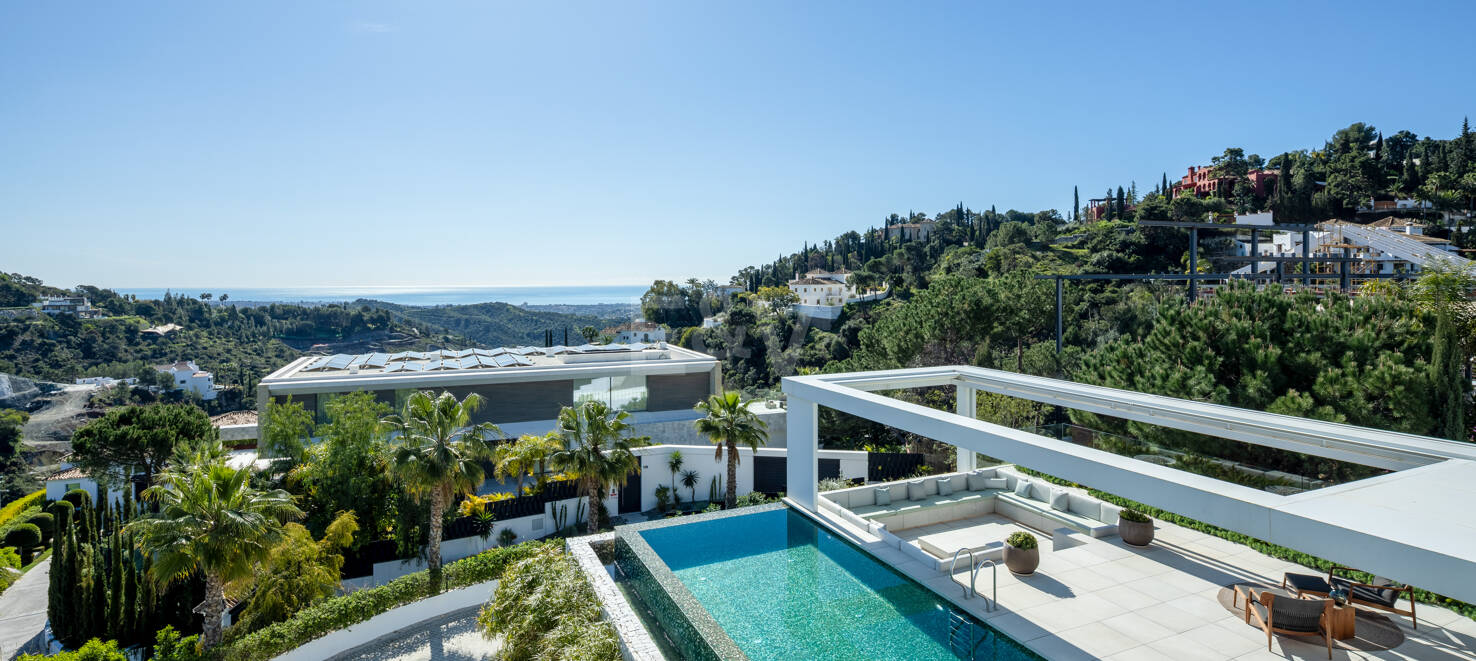 Modern Sea View Retreat i prestigefyllda El Madroñal