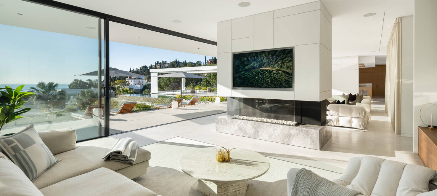 Modern Sea View Retreat i prestigefyllda El Madroñal