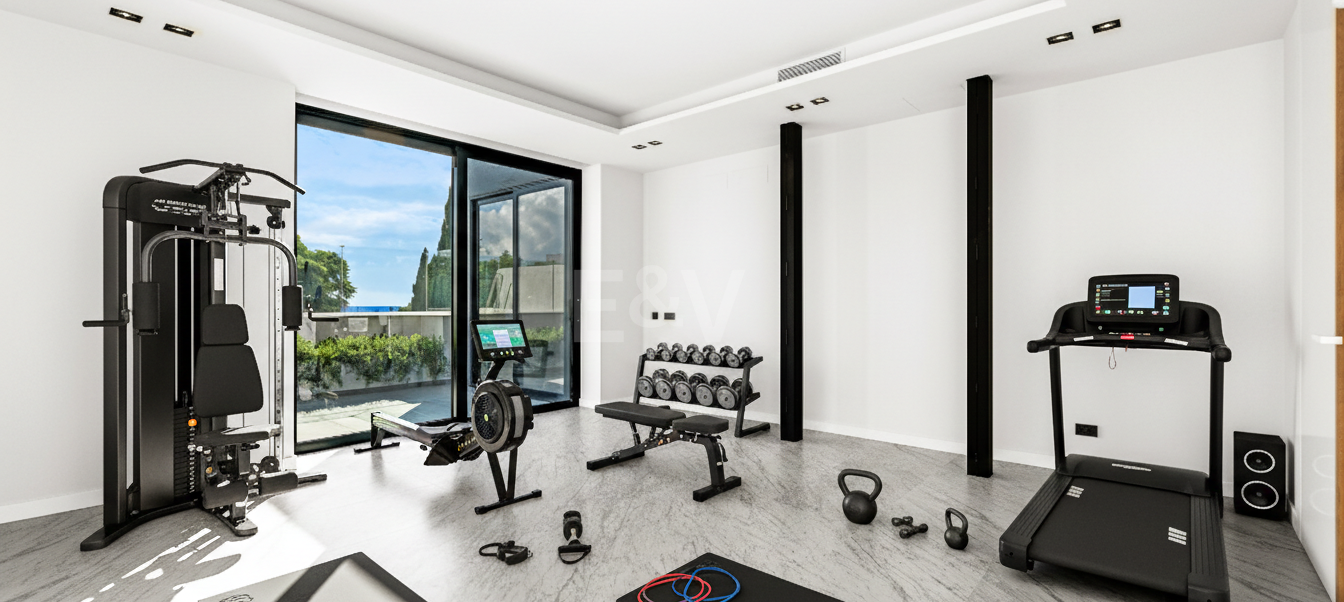 Villa design avec vue panoramique sur la mer dans le prestigieux Golf Resort