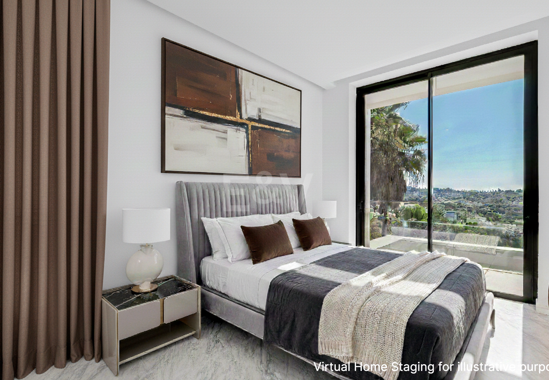 Villa design avec vue panoramique sur la mer dans le prestigieux Golf Resort