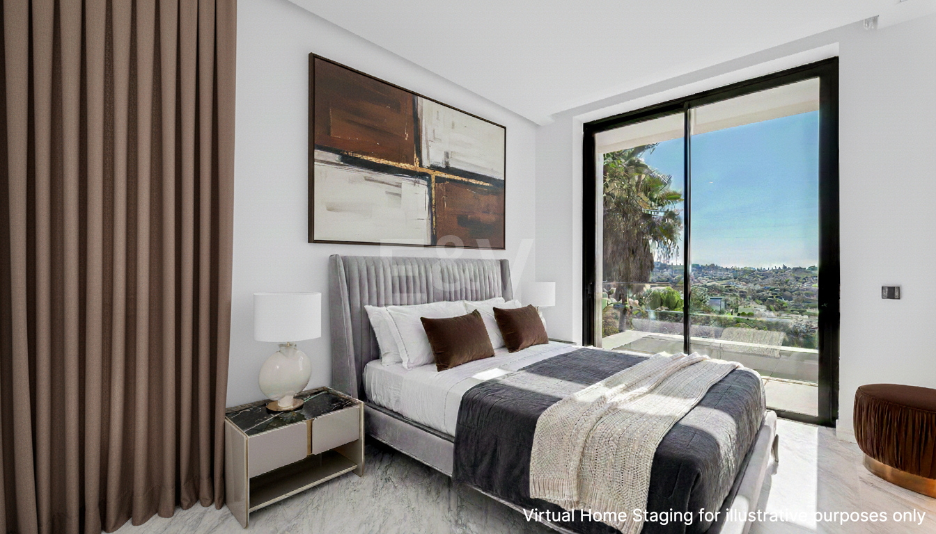 Villa design avec vue panoramique sur la mer dans le prestigieux Golf Resort