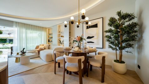 Appartement élégant à Las Lomas del Marbella Club avec des vues magnifiques