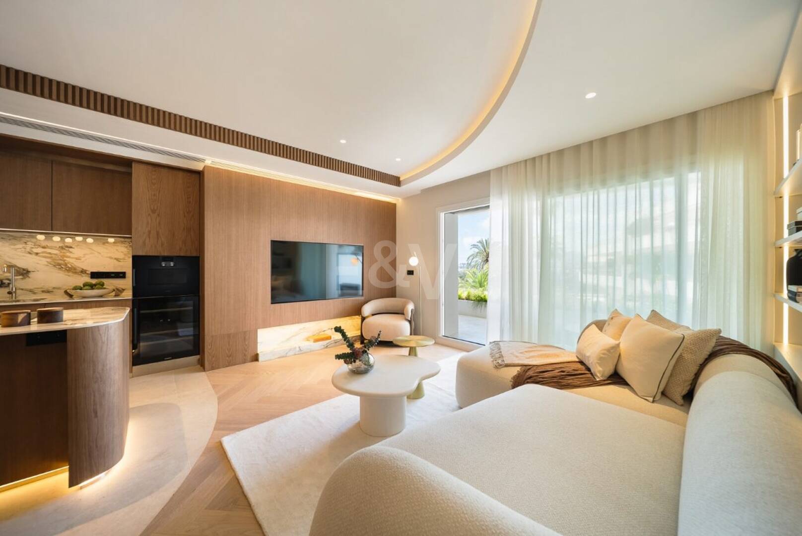 Elegantes Apartment in Las Lomas del Marbella Club mit atemberaubender Aussicht