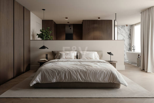 Modern Villa i Nueva Andalucia med Panoramic Sea & Mountain Utsikt