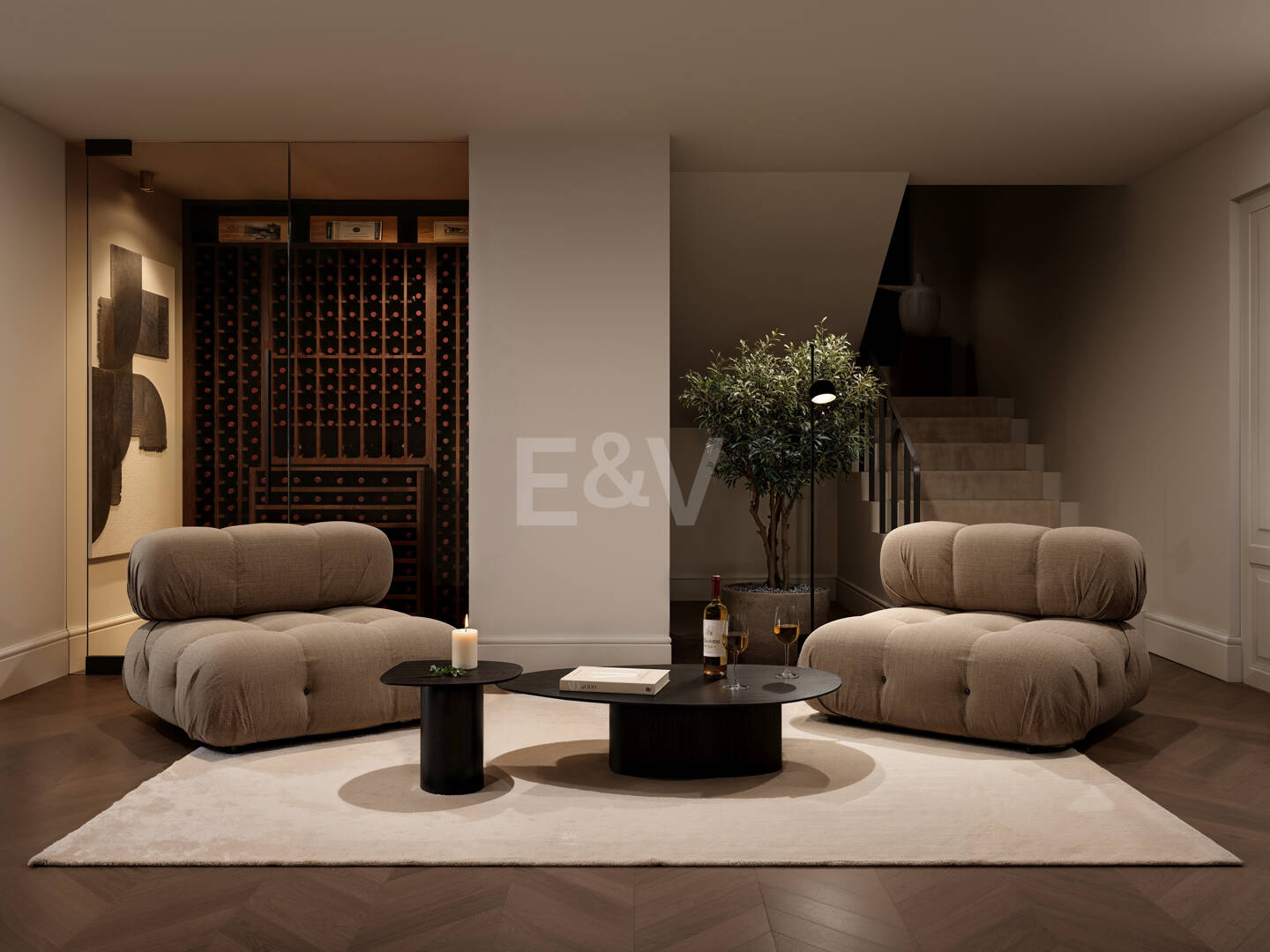 Modern Villa i Nueva Andalucia med Panoramic Sea & Mountain Utsikt