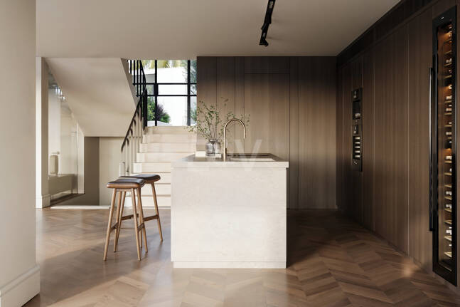 Modern Villa i Nueva Andalucia med Panoramic Sea & Mountain Utsikt