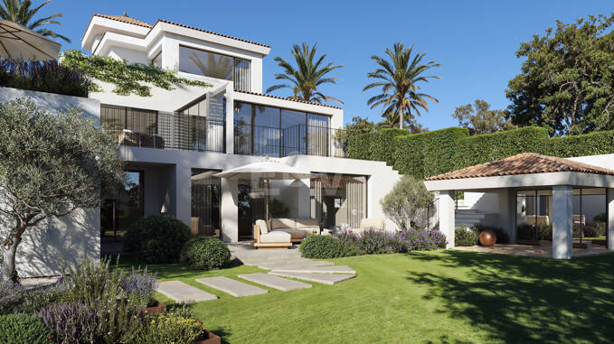 Villa moderne à Nueva Andalucia avec mer panoramique et montagne Vues