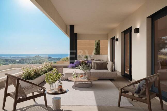 Modern Apartment with Expansive Sea Views in Altos de Los Monteros