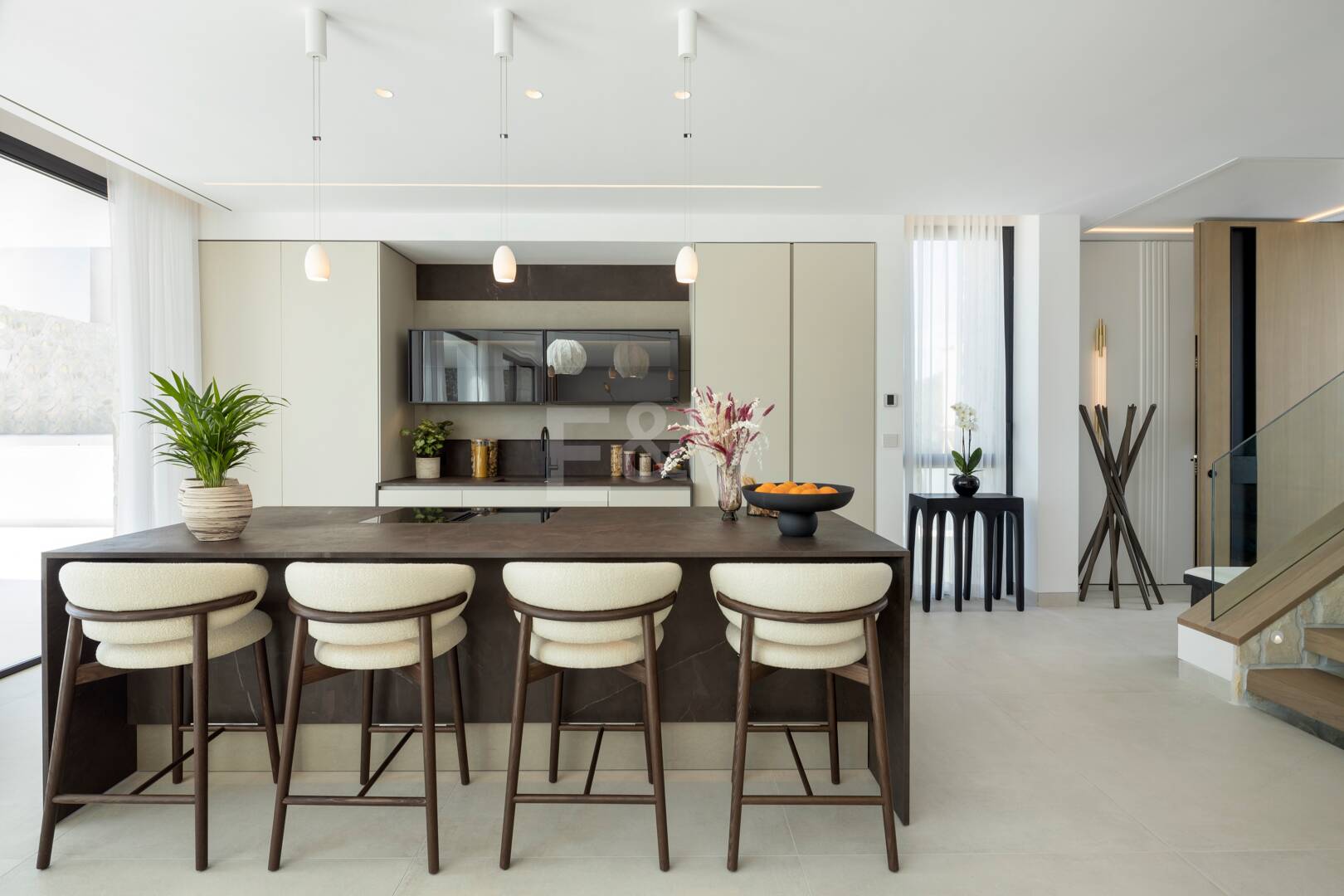 Elegante villa de estilo contemporáneao con vistas panorámicas en La Quinta