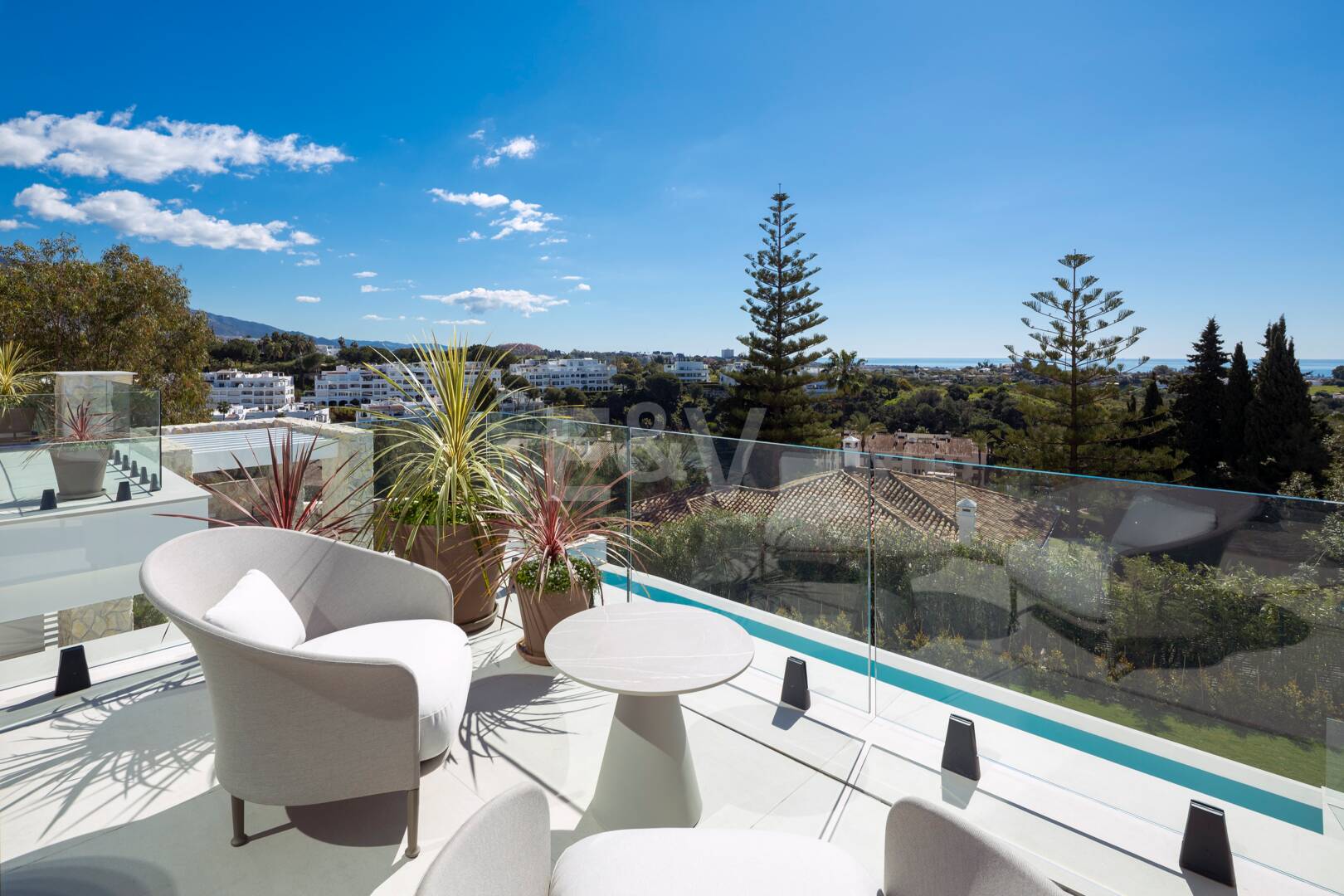 Samtida Elegant Villa med panoramautsikt i La Quinta