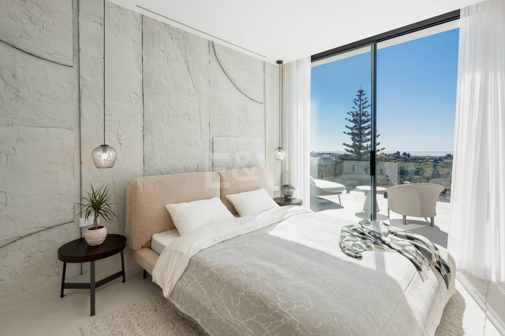 Samtida Elegant Villa med panoramautsikt i La Quinta